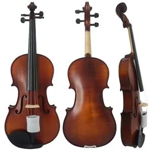 Matt Antique Dark Red Brown String Instrument Carved Spruce Flame Maple Master Violin