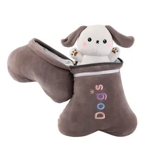 Media Size 34cm Cute Animal 2-1 Design Transformation Doll Soft Unique Plush Toy