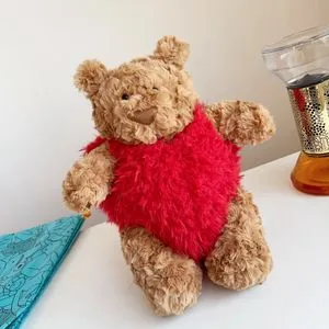 Healing High Elasticity and Plump Filling Love Bear Animal Toy Plush Soft