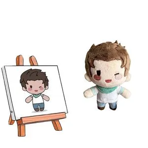 Custom OEM Squishy Plush Toys Cute Cartoon Anime Kawaii Soft Stuffed Pillows High- Quality Plush Dolls for Sale