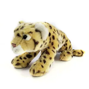 Creative Wholesale Custom Plush Stufed Animal Simulated Leopard Toy for Kids