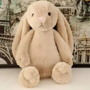 Custom Plush Animal Rabbit Toy Stuffed Long Ear Rabbit Toy Easter Bunny
