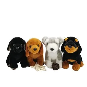 Imitation Lifelike Stuffed Animal Toys Soft Plush Dog