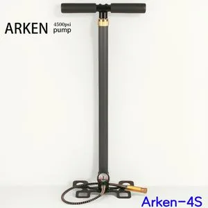 4500psi Arken-4s Manual High Pressure Pcp Air Pump with Pressure Gauge