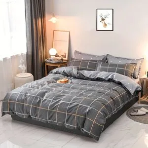 Hot Sale Fashionable Durable Polyester Home Textiles Breathable Three-Piece Duvet Cover Set