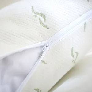 Air-Permeable Jacquard Viscose Air Layer Waterproof bedding Pillow Cover with Zipper