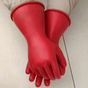 EXW Price High Voltage Electrician Protection Electric Rubber Insulated Insulating Gloves