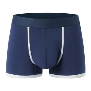Men's Underwear High-Quality Men's Sports Shorts, 3-Inch Seam Full Cotton Teenager Factory Custom Men's Short Flat-Footed Underwear