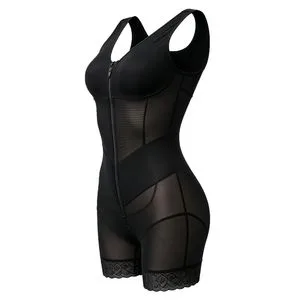 High Waist Slimming Bodysuit Shapewear for Women with Easy Zipper