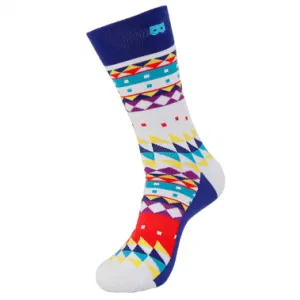 Unisex Jacquard Custom Low Price Cotton Sport Daily Crew Socks
