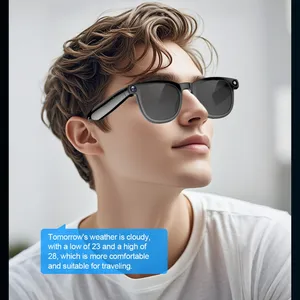 Antil-Blue Sunglasses Ai Translator Glasses 8MP Camera HiFi Sound Smart Glasses