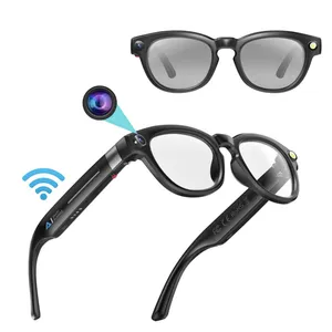 Q8 Ai Translator Smart Glasses, 8MP Camera, Bluetooth Call & Music, 32GB -Black