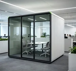 Commercial Acoustic Office Pod Sound Isolation Work Pod Portable Office Meeting Pod for Open Plan Office