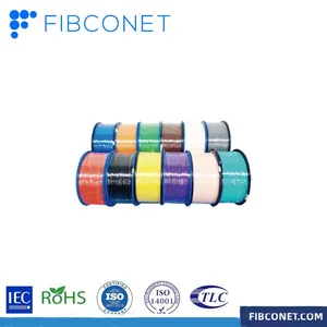 FTTH G657A1 G657A2 Одномодовый цветной волоконно-оптический голый кабель оптическое стекло