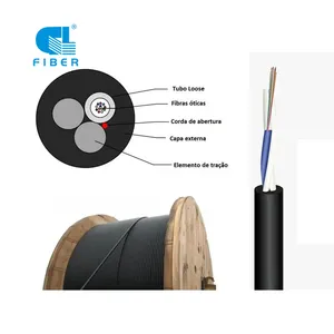 Мини-ADSS Asu80 Asu120 оптоволоконный кабель FTTH 2 4 6 8 12 24 Core G652D единый режим антенна на открытом воздухе волоконно-оптический кабель опускания