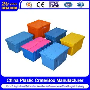 China Plastic Crate Manufacturer Stackable Tote Folding Nestable Storage Collapsible Bread Crate for Logistic/Moving/Turnover/Agriculture/Supermarket/Vegetable