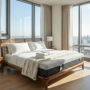 Zero Pressure Cloud-Like Gel Memory Foam Queen Size Single/Double Vacuum-Sealed Compressed Mattress
