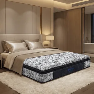 Machine-Washable Medium-Firm Gel Memory Foam Mattress for Hotel Customization