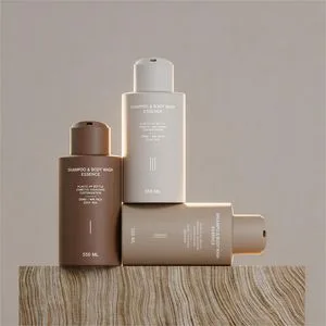 300ml 500ml 60ml 90ml Custom Soft Touch Surface Shampoo and Conditioner Bottle
