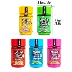 Newest baby jeeter with 5PCS Pre Roll Cone Plastic Jar Pre Roll Tube