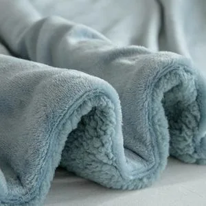 Premium Double-Sided Flannel Sherpa Blanket for Home & Travel