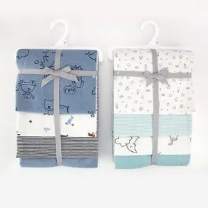 Organic Cotton Super Soft Nursery Swaddling Newborn Muslin Blanket