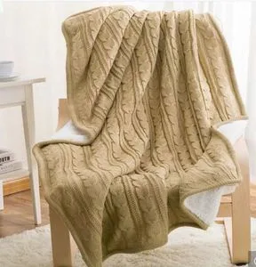 Dyed One Side Brushed Sherpa Faux Fur Sherpa, Fleece, Waterproof Bonded Printed Polyester Fleece Blanket