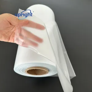 Upright RoHS Reach En-71 Standard Embossed Different Pattern Matt Surface Frost Clear Milky White Soft PVC Film Roll for Medical Urine Bags and Woman Urinal Bag