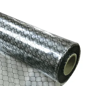 ESD Antistatic Clear PVC Grid Curtain Film Rolls for Laboratory Cleanroom