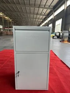 Customize Metal Lock Parcel Mail Box Europe Style Outdoor Drop Package Mailbox