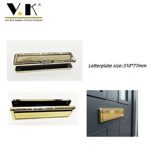 Stylish and Reliable Zamak Letterplate with PVD Surface Treatment