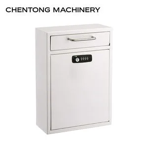 Secure Free Standing Waterproof Anti-Theft Outdoor Lockable Metal Mailbox Rustproof Finish for Home Apartments Post Delivery