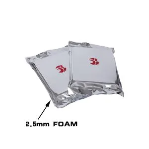 Custom Small Logo Insulated Thermal Cooler Bag Poly Aluminum Insulation Mailer Vacuum Printed Disposable Kangaroo Packaging Insulin Food Delivery Shipping Bags