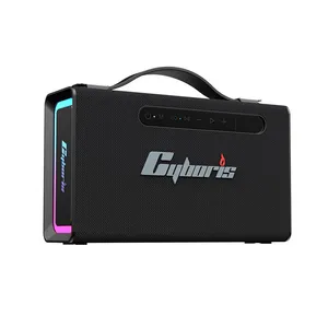 T15, 100W Портативная Bluetooth колонка, Ipx6 Водонепроницаемая беспроводная колонка-сабвуфер с глубоким басом и ручкой, поддержка TF карты, Aux, TWS