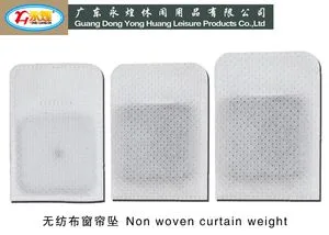 Non Woven Lead Weight Curtain Weight Drapery Lead Weights