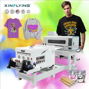 Оптовая пожизненная гарантия Xinflying I3200/XP600/4720 Голова A1/A2/A3 30cm-Dtf-Printer Порошковая машина Dtf