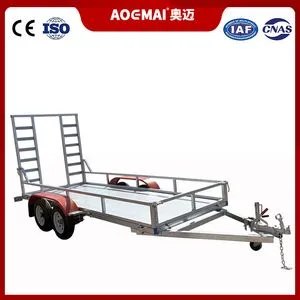 Hot Selling Cross-Border Export Trailers Golf Cart Transporter, Flatbed Trailer, ATV Trailer Chassis Direct From Factory