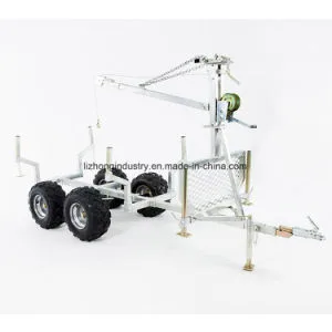 Heavy-Duty Log Trailer for ATV and off-Road Vehicles