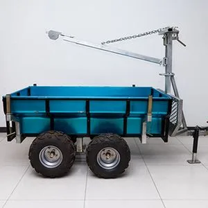 Heavy-Duty China ATV Farm Cargo Trailer for Log Transport