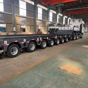 High-Quality and High-Grade 9-Axle Hook Flatbed Semi-Trailer