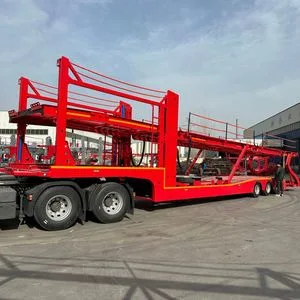 Premium Double Deck 8-Car Hauler Semi Truck Trailer