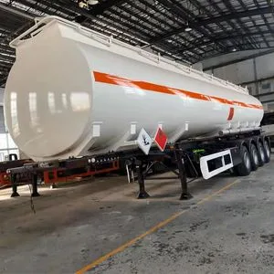 Factory Priced Stainless Steel and Aluminum Fuel Tank Gasoline & Diesel Truck Trailer Oil Tank Semi-Trailer for Sale