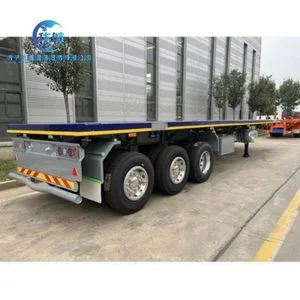 3 Axis 60/80/100ton Flatbed Gooseneck Low Bed/Lowboy/Lowbed/Low Loader Transport Truck Lowbed Semi Trailer for Transporting Containers