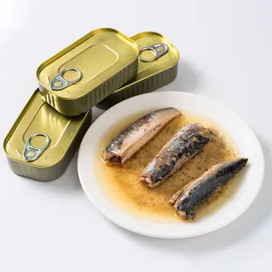 Fresh Sea Fish Canned Sardines in Oil Nw125 Packaged in Lithography Can