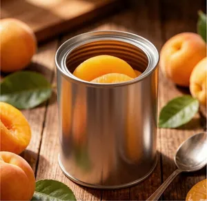 Factory 400g 800g 3kg Fresh Sweet Tin Can Yellow Peach Canned Fruit