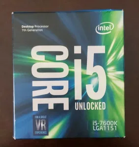 Intel Core I5 7600K Desktop Processor 4 Cores 4.2 GHz LGA1151 Computer CPU