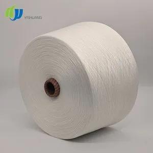 High Temperature Resistance Vortex Tc Core Spun Polyester-Rayon Tr Knitting Dyed Fancy Weaving High Output Embroidery Blended Yarn