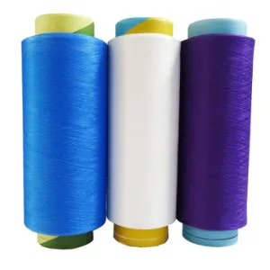 Grs Certiftcate Eco-Friendly Recycled Anti Bacteria Black/White Polyester Nylon DTY Air Spandex Covered Dope Dyed Microfiber Knitting Yarn