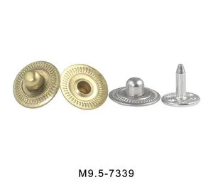 Factory Wholesale Custom Made Metal Pocket Button Decorative Engraved Logo Nipple Rivet for Pants Jacket