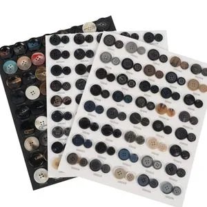 Wholesale Custom Plastic Horn Polyester Button / Plastic Resin Rod Buttons for Coat Shirt